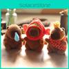 Adorable Capybara Stuffed Animal Keychain Pp Cotton Plush Toy Bag Accessory For Kids Teens Girls