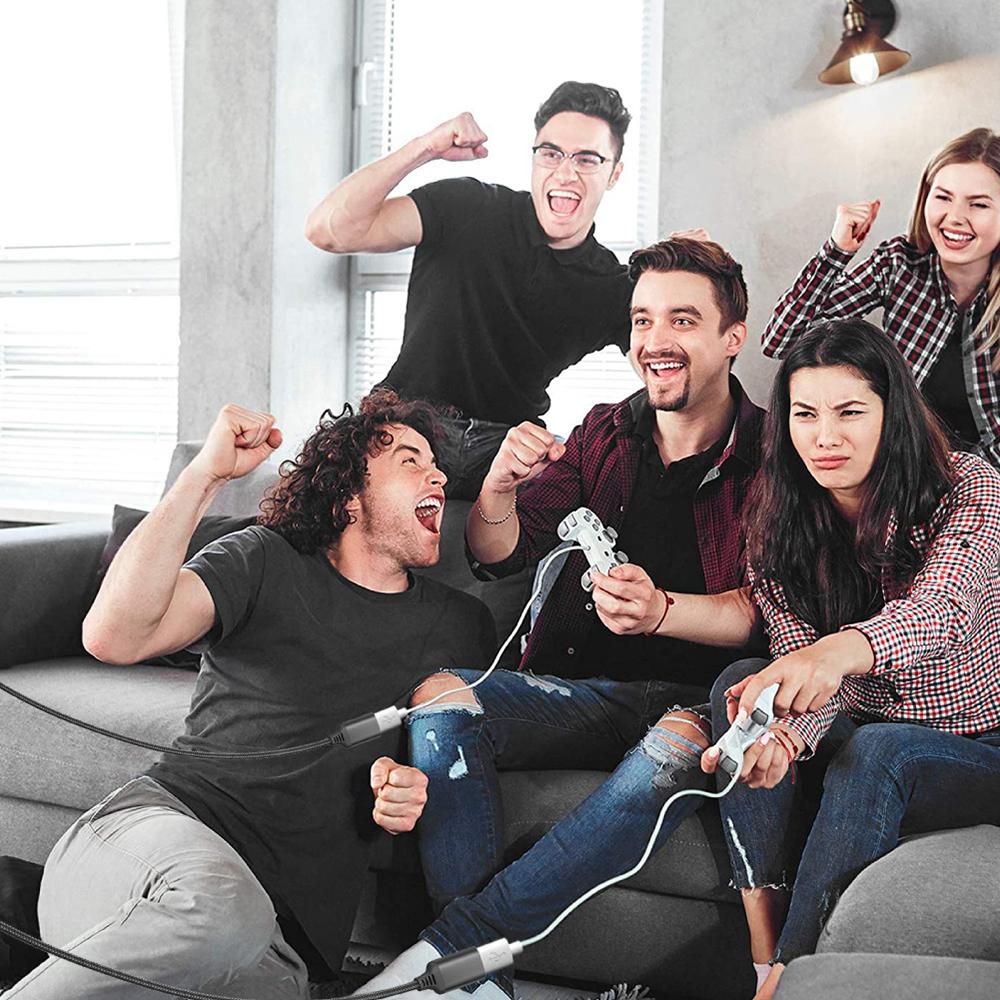 USB 3.0 Male To Female High Speed Transmission Data Cable Computer Camera Printer Extension TV Gaming Nylon Braided Cable