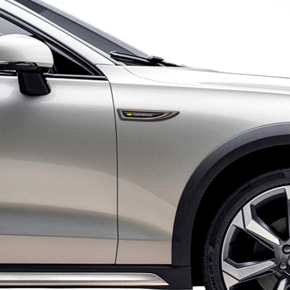 2026 Горячая Наклейка на Автомобиль 2 шт. Металлический Логотип Автомобиля Наклейка-Значок Нож на Крыло Автомобиля Для KIA Rio Soul K5 K3 Sportage Ceed Sorento