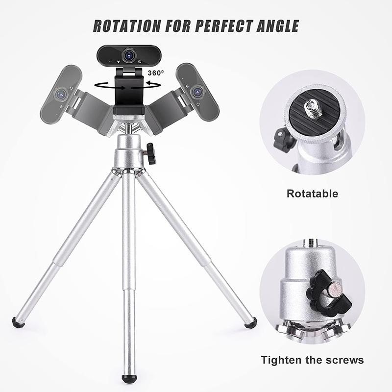 Mobile Tripod Phone Holder for Rack Mobile Broadcast Stand Compact Tripod R Desktop Stand Selfie Stick Telescopic Adapter