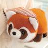 Adorable Realistic Panda Plush Toy Cuddly Reversible Raccoon Stuffed Animal
