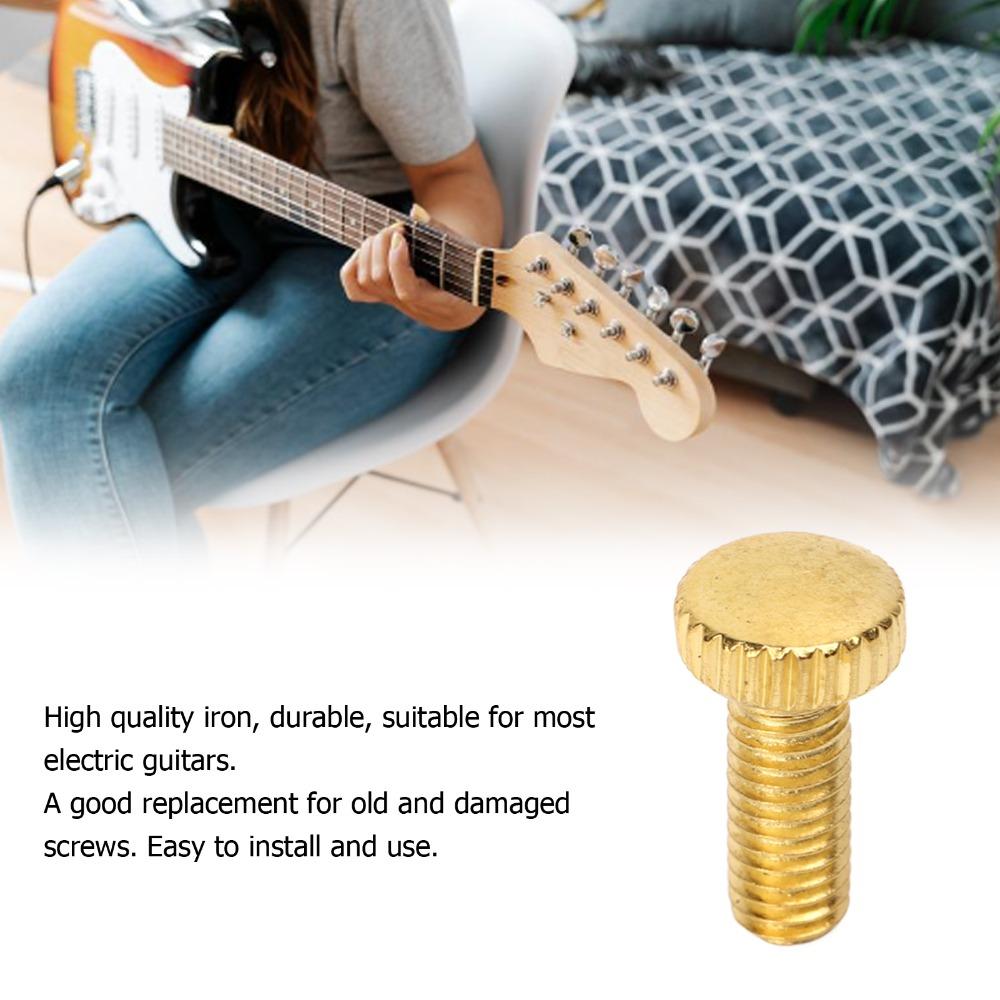 18PCS Golden Silver Tremolo Bridge Tuning Screws Metal Bridge Screw Replacement For Electric Guitar