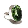 Natural Tsavorite Gemstone Handmade 925 Sterling Silver Gift Ring Size 9 W7v48