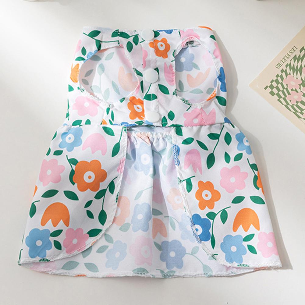 Spring Summer Cat Princess Dress Pet Sunflower Skirts Pet Clothes Comfortable Soft Puppuy Dogs Cats Dress