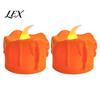 Electric Candles for Romantic Dinner 2Pcs LED Tealight Candles, Flameless Electronic Candle Lights, Battery Operated Flickering Indoor Decorative