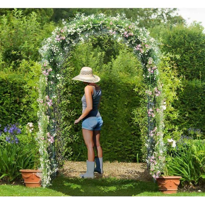 Arche de jardin - Non spécifié - 240cm - Métal violet - Décoration de fête - Montage facile