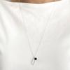 Meumdal REBBLE LEAF NECKLACE (BLACK)