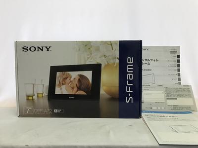 Sony Цифровая фоторамка тип A72 память 128 МБ черная S-Frame 7.0 встроенный DPF-A72/B