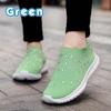 Fashion Women Flat Shoes Knitted Shoes Breathable Mesh Sneakers Crystals Sparkly Sock Shoes Casual Lightweight Walking Shoes