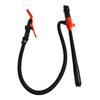 Car Fuel Transfer Pump W/Flow Control Nozzle Liquid Transfer Pump 2.4 Gallons Per Min Liquid Gasoline Tuning Fuel Gasoline Pump