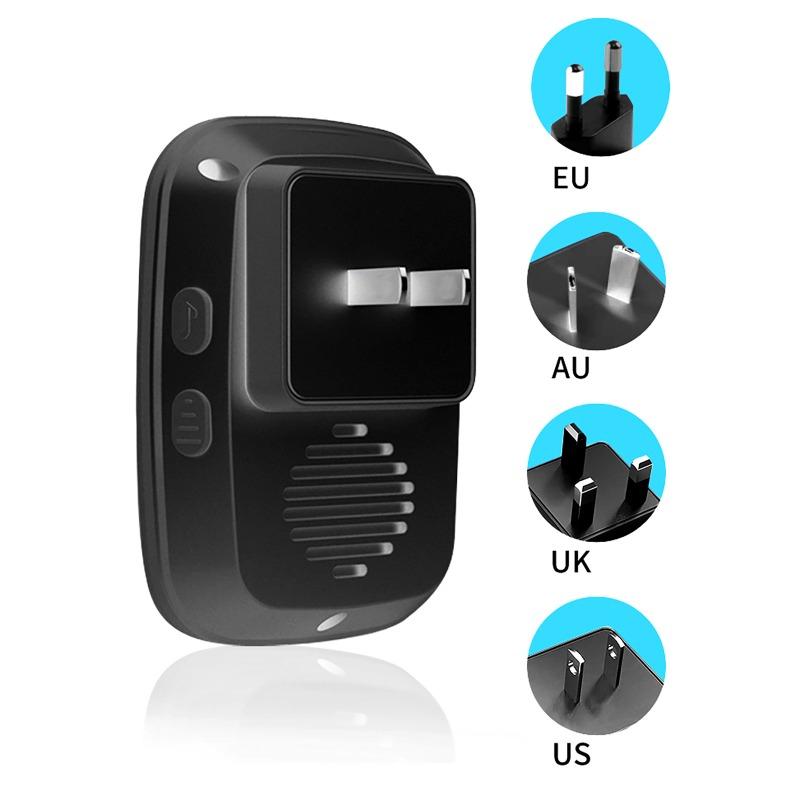 Wireless Electronic Doorbell Kit Intelligent Welcome Door Bell 300m Remote Control 60 Songs Melodies Waterproof Security Bells