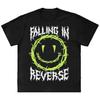 Футболка Falling in Reverse Graphic Cotton унисекс для мужчин и женщин, летняя, с коротким рукавом, модный бренд, роскошь, повседневная, винтажная, ретро, повседневная футболка