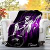 Prince Rogers Nelson Flannel Blanket Soft All-Season Throw, Design for Camping, Car Travel, Hiking Sofa, Bed, Office Perfect Gift for Parties