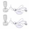 2 Pack Adjustable Head Spotlight Aluminum Alloy LED Spotlight Display Lighting  For Jewelry Counters
