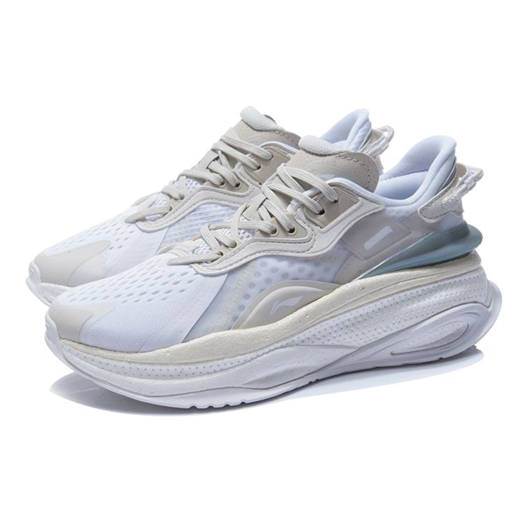 Кроссовки женские Li Ning Super 5 нескользящие износостойкие легкие низкие кроссовки белые AGLR046-2