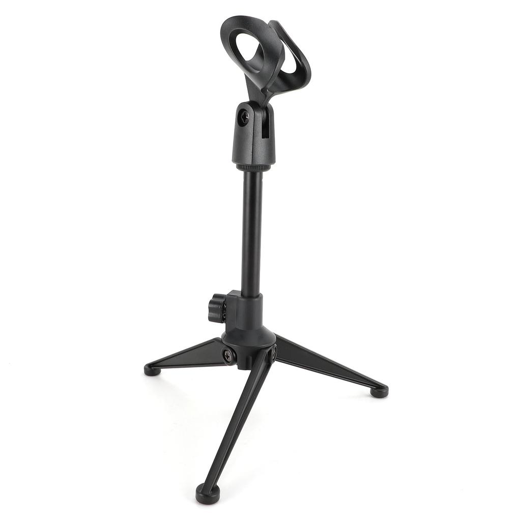 Настольная микрофонная стойка с регулируемой высотой, портативный складной микрофонный штатив с микрофонным держателем для онлайн-трансляций, общения
