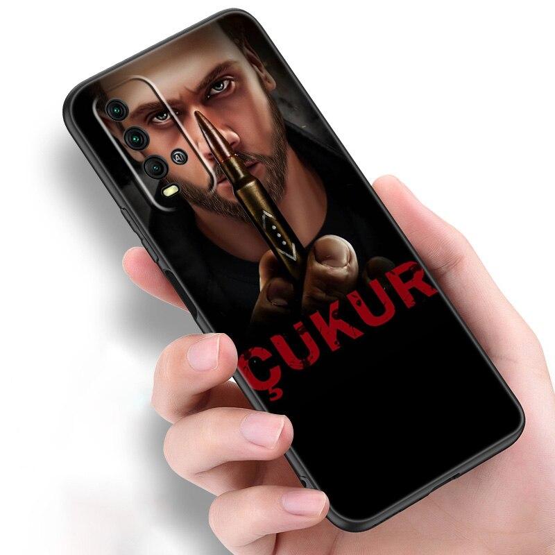 Силиконовый чехол для телефона Cukur Show TV для Xiaomi Redmi Note 11 10 9 8 Pro 11T 10T 10S 9S 8T 9 9A 9C 9T, черный мягкий чехол, чехол