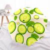 1pc Cucumber Slices Automatic Open/Close Umbrella, Formal Events - Ideal Gift for Family or Friends, Outdoor Accessory yy251211150