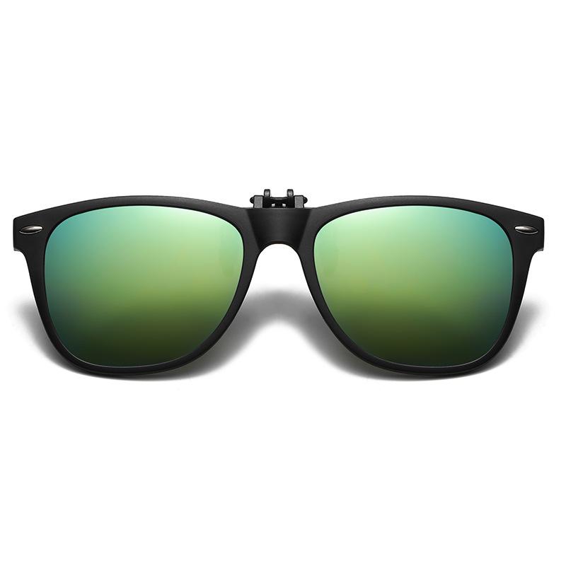 1 шт., портативные поляризационные солнцезащитные очки на клипсе для мужчин и женщин, солнцезащитные очки с откидными линзами, очки для вождения