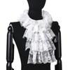 Victorian Lace Collar - Elegant Detachable Ruff Neckpiece for Historical Costumes