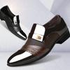 Shoes Men Slip On Men Dress Oxfords Fashion Business Dress Men Shoes New Classic Leather Men'S Suits Shoes Man