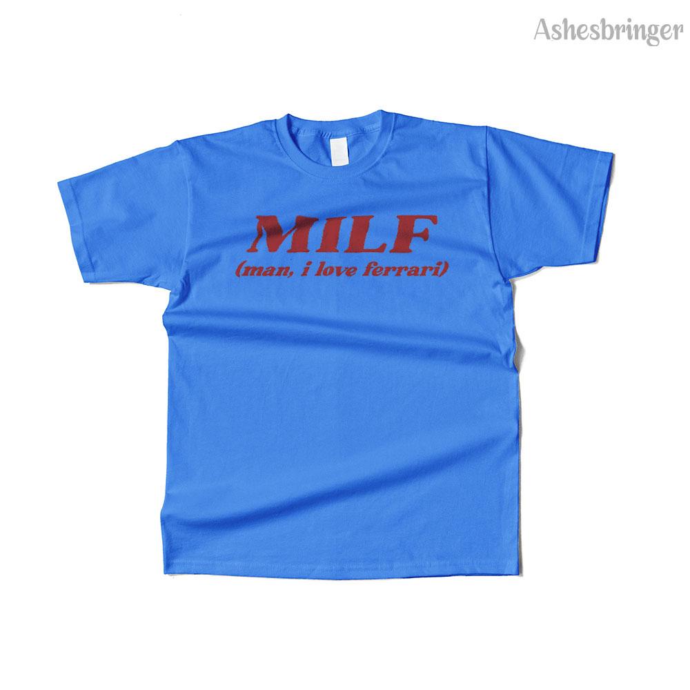 Мужская хлопковая футболка с графикой «Milf Man I Love F» и забавным принтом, уличный повседневный стиль, футболка для мужчин и женщин