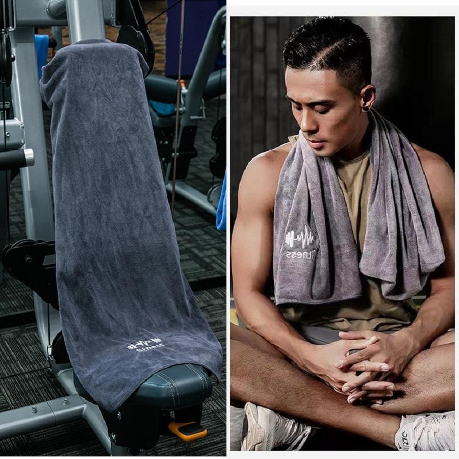1 шт. Спортивное полотенце Тренажерный зал Полотенце Lpad Банное Быстросохнущее На открытом воздухе Впитывающее воду Бег Баскетбол, Кемпинг Пеший туризм Полотенце для пота