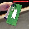 2DFlat Samsung phone case White Cat Sleeping on Green Grass Phone Case Applicable to Galaxy S23 S24 S25ULTRA S26 A12 A14 A15 A16 A54 A55