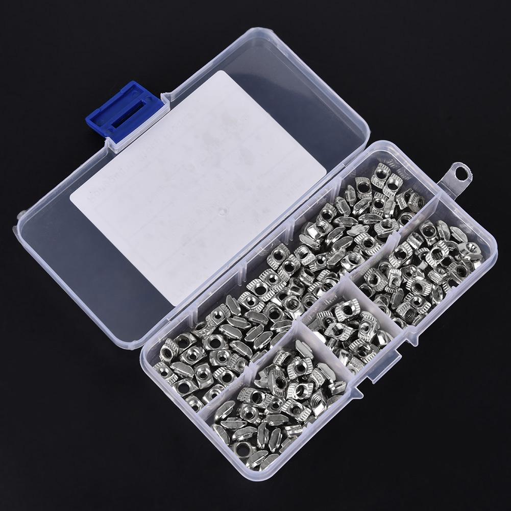 160 шт. Т-образная гайка-ползунок крепежная фурнитура M3 M4 M5 для алюминиевых профилей 2020
