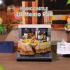 Hary Potter Gift Hogwarts Castle 3D LED Light Building Block Model Anime Collectible Creative Desk Ornament for Gift