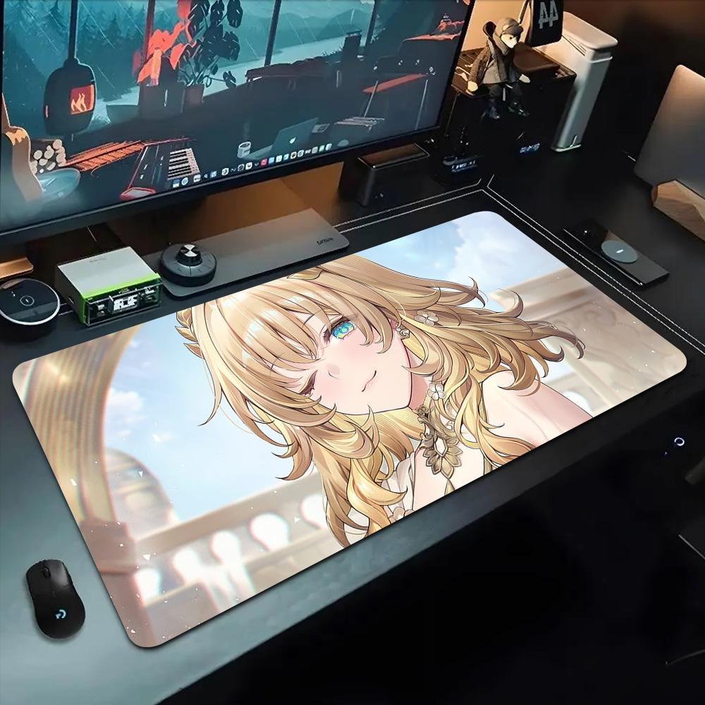 Aglaea hsr Коврик для мыши 500X1000 мм Большой игровой коврик для мыши Геймерский XL Резиновый Отаку Клавиатурный коврик Настольный коврик для ноутбука