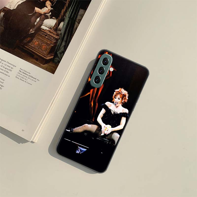Mylene Farmer Phone Case for Samsung A54 A14 A24 A34 A17 A37 A57 A55 A35 A25 A15 A07 A05S A04S A12 A22 A32 A52S A72 Galaxy Note