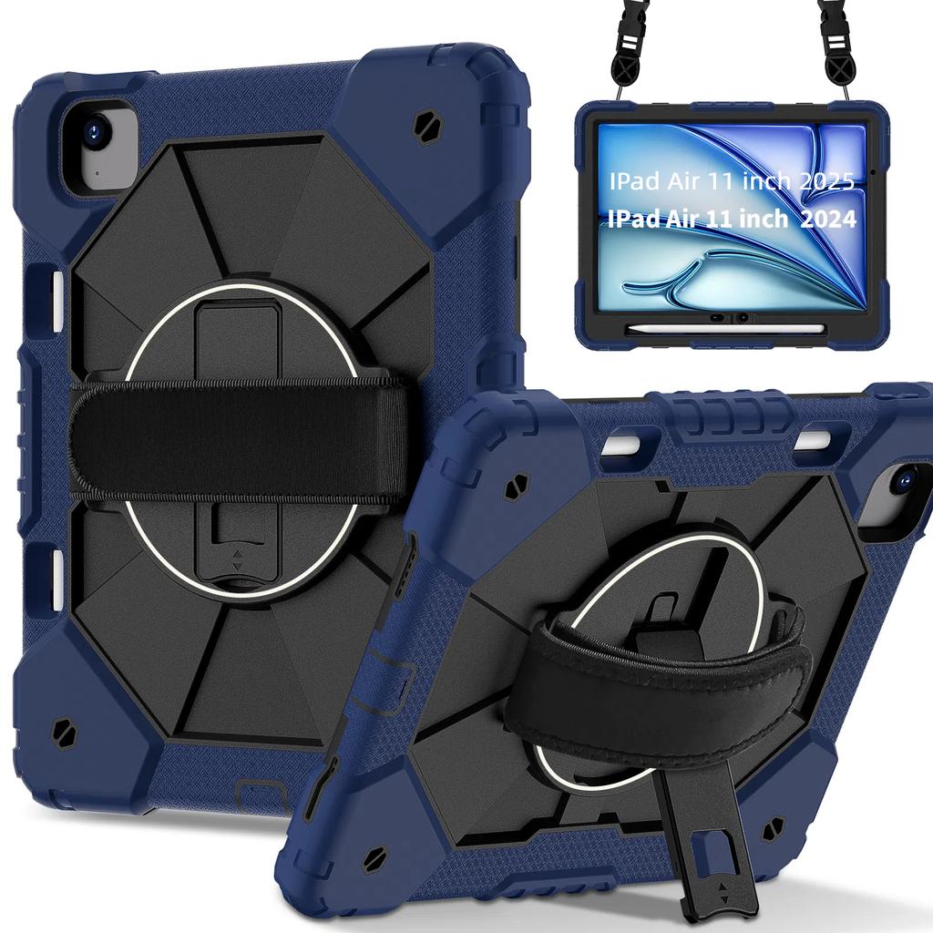 360 - Degree All - Round Protection! Multifunctional Tablet Case for Apple iPad Air 11 (2024)/ Air 11‑inch (M2)/ iPad Air 11 (2025)/ Air 11‑inch (M3)