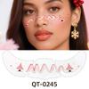 Christmas Freckle Temporary Tattoos Cute Girls Face Makeup Stickers Party Stage