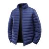Men's And Women's Casual Solid-color Stand-up Collar, Fleece And Cotton Warm Long-sleeved Zipper Cotton Jacket