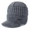 New Style Unisex Winter Hat Plush Fleece Lined Warm Winter Cap Stylish Soft Beanie Hat For Men Women Outdoor Knitted Hat