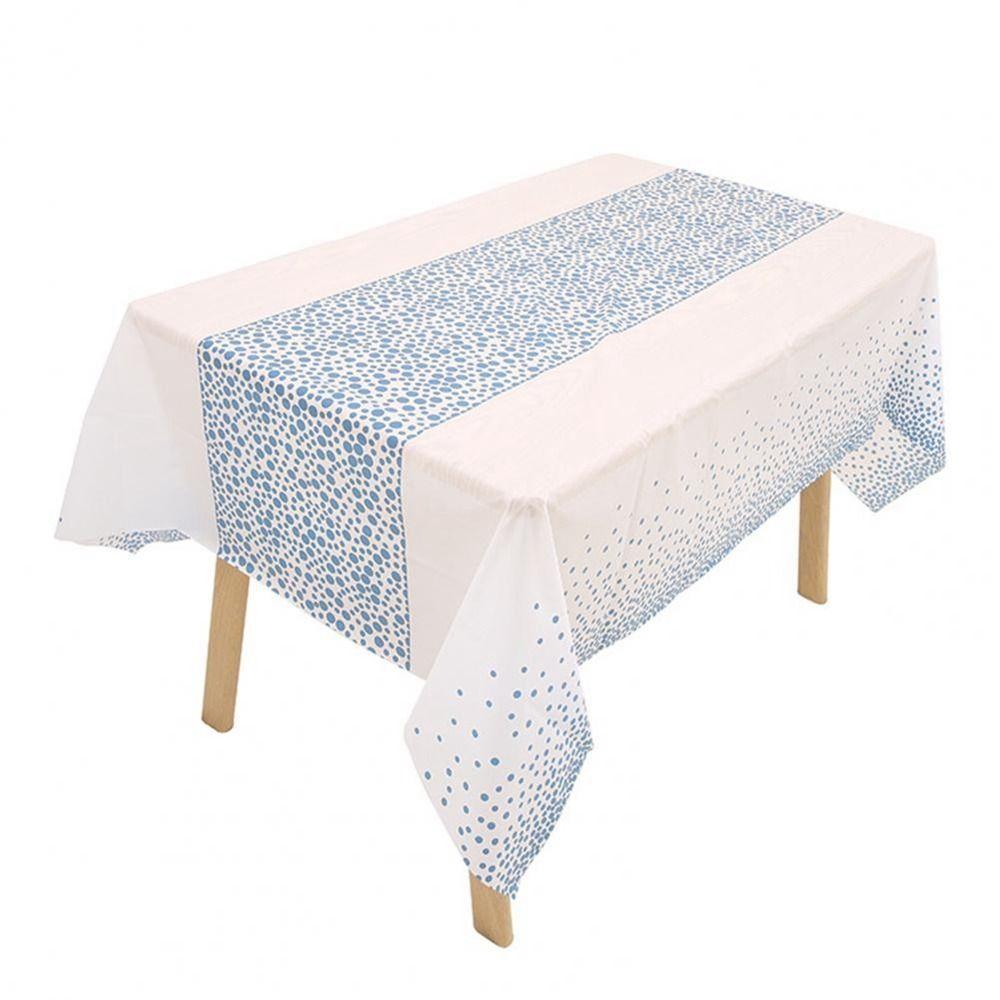 Plastic Disposable Table Decor for Party Tablecover Picnic Cloth Tablecloth Table Runner