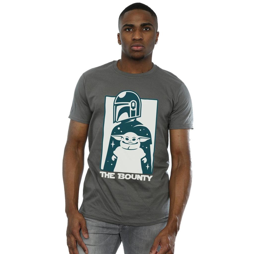 Star Wars Mens The Mandalorian The Bounty T-Shirt