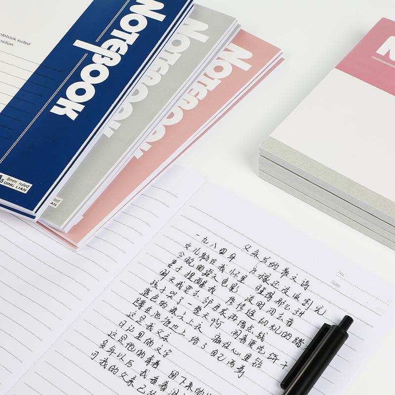 Тетрадь для школьников Qinglian A5 — толстая тетрадь в мягкой обложке для офиса и школы.