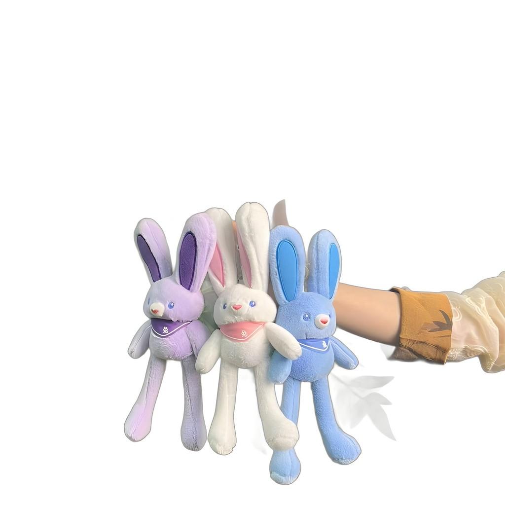 Милый плюшевый кролик, брелок, милая мягкая игрушка, аксессуар, идеально подходит для коллекционеров, подарков или