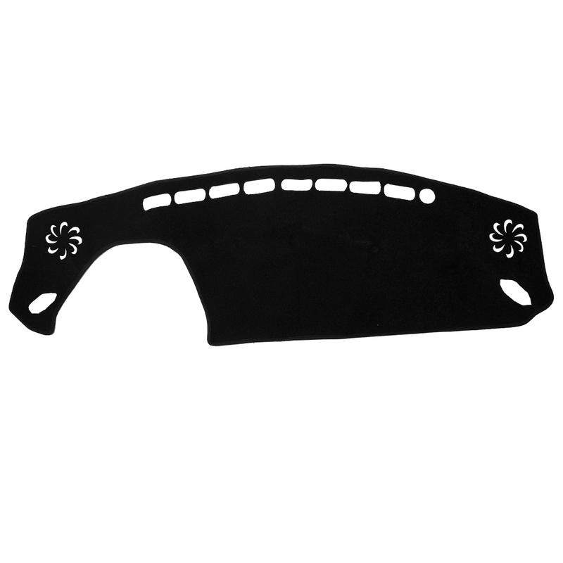 Non-slip Dashboard Pad Dash Mat Sunshade Cover Black Polyester Fit for Toyota GR GT 86 Subaru BRZ LHD