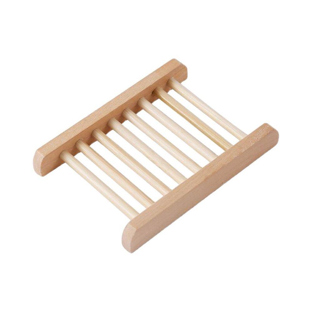 Home & Living Drain Tray Holder Bamboo Leaking Water Soap Holder Storage Box Sponge Plate Soap Dish