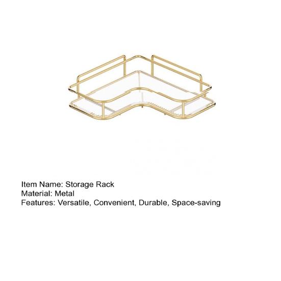 Storage Rack Durable Convenient Space-saving Bathroom Corner Organizer Shelf for Home Kitchen Toilet