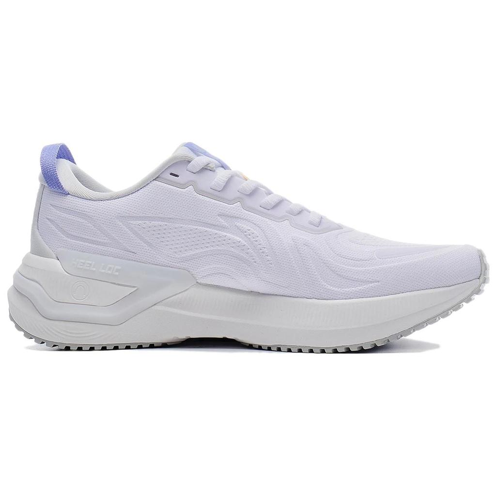 Li Ning YueYing 3.0 Удобные Низкие Кроссовки HEEL LOC Технология Для Бега на Длинные Дистанции Женские Бело-Синие ARHT020-9