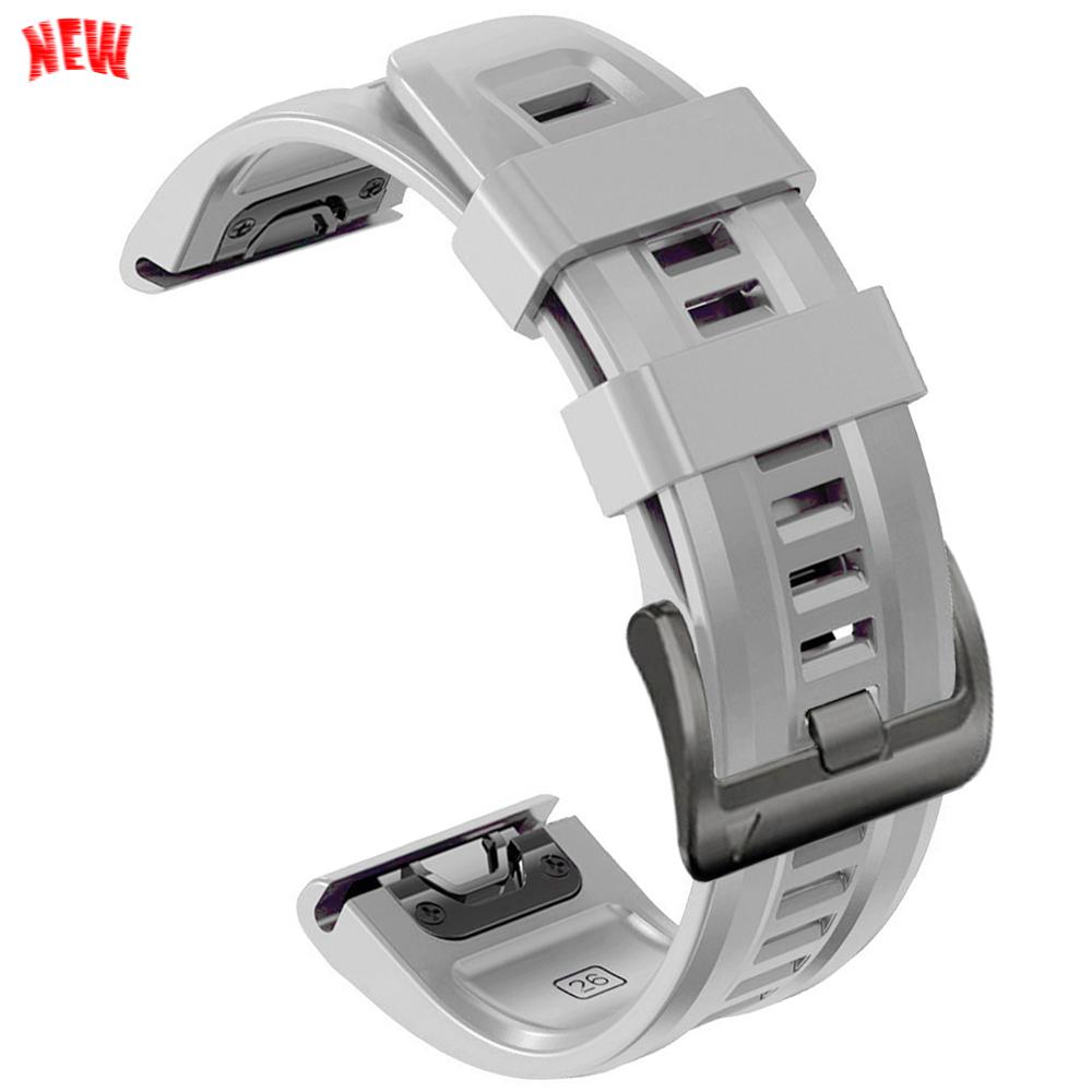 22 мм 26 мм Силиконовый спортивный ремешок QuickFit для Garmin Epix PRO instinct 3 Quatix/DELTA/TACTIX/Fenix 6XPro 7 E 8pro 5XPlus Браслет