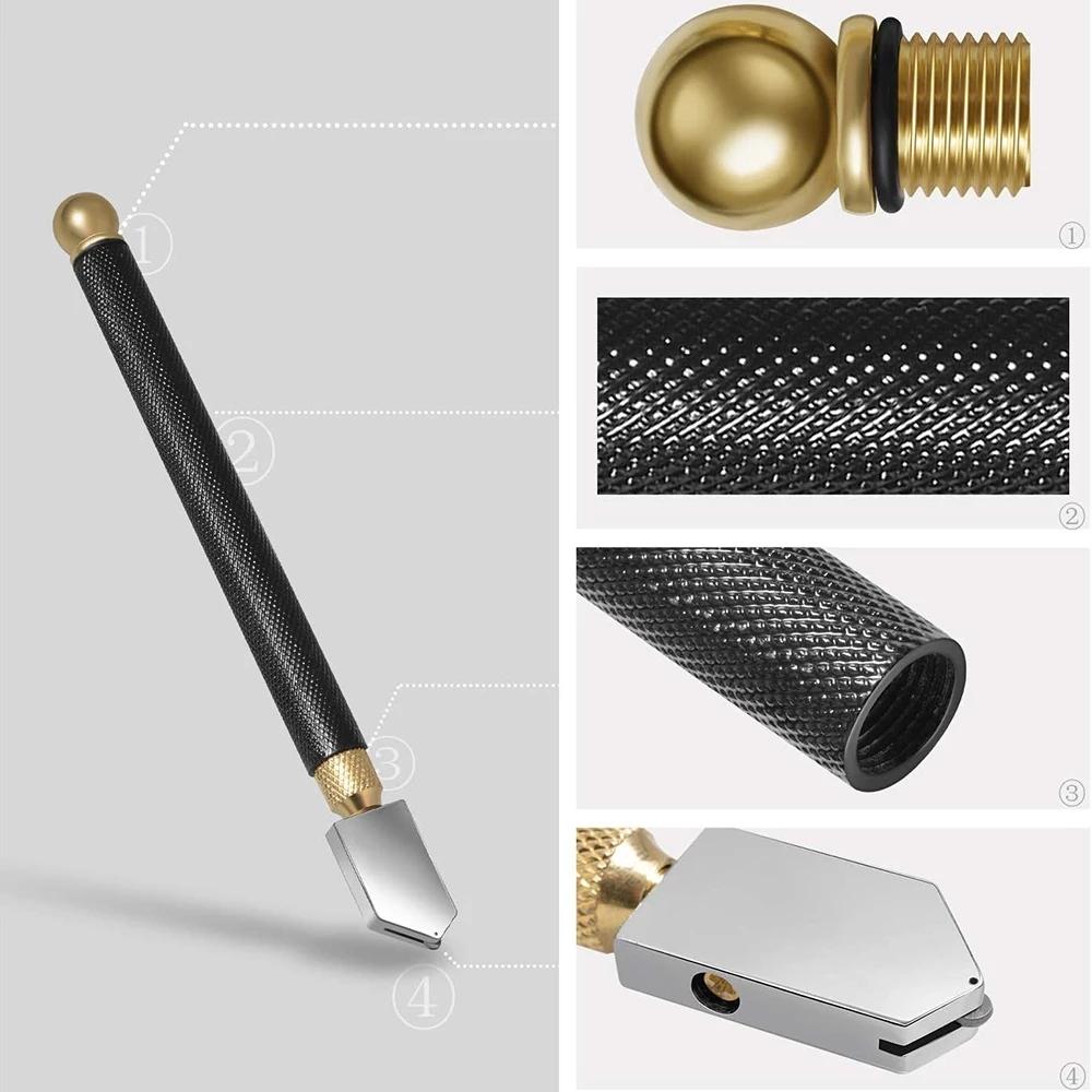 Glass Cutter Cutting Tools Ergonomic For Cutting 6-12mm Glass
