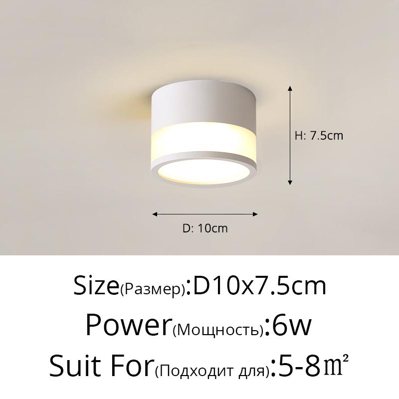 Led Ceiling Lights Modern Minimalist Bedroom Kitchen Dining Room Indoor Lighting Decor Ceiling Lamps Study Balcony Ceiling Lamps