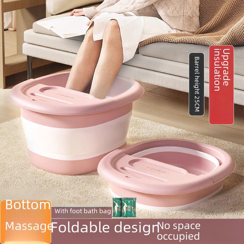 Portable Heated Foot Massage and Bath Bucket for Home Use