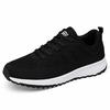 New Four Seasons Lightweight Sports Shoes Female Students Running Shoes Breathable Fly-woven Lace-up Casual Shoes