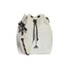 New Cotton Bucket Bags Crossbody Bag, Shoulder Bag Unisex Ecru HT2444